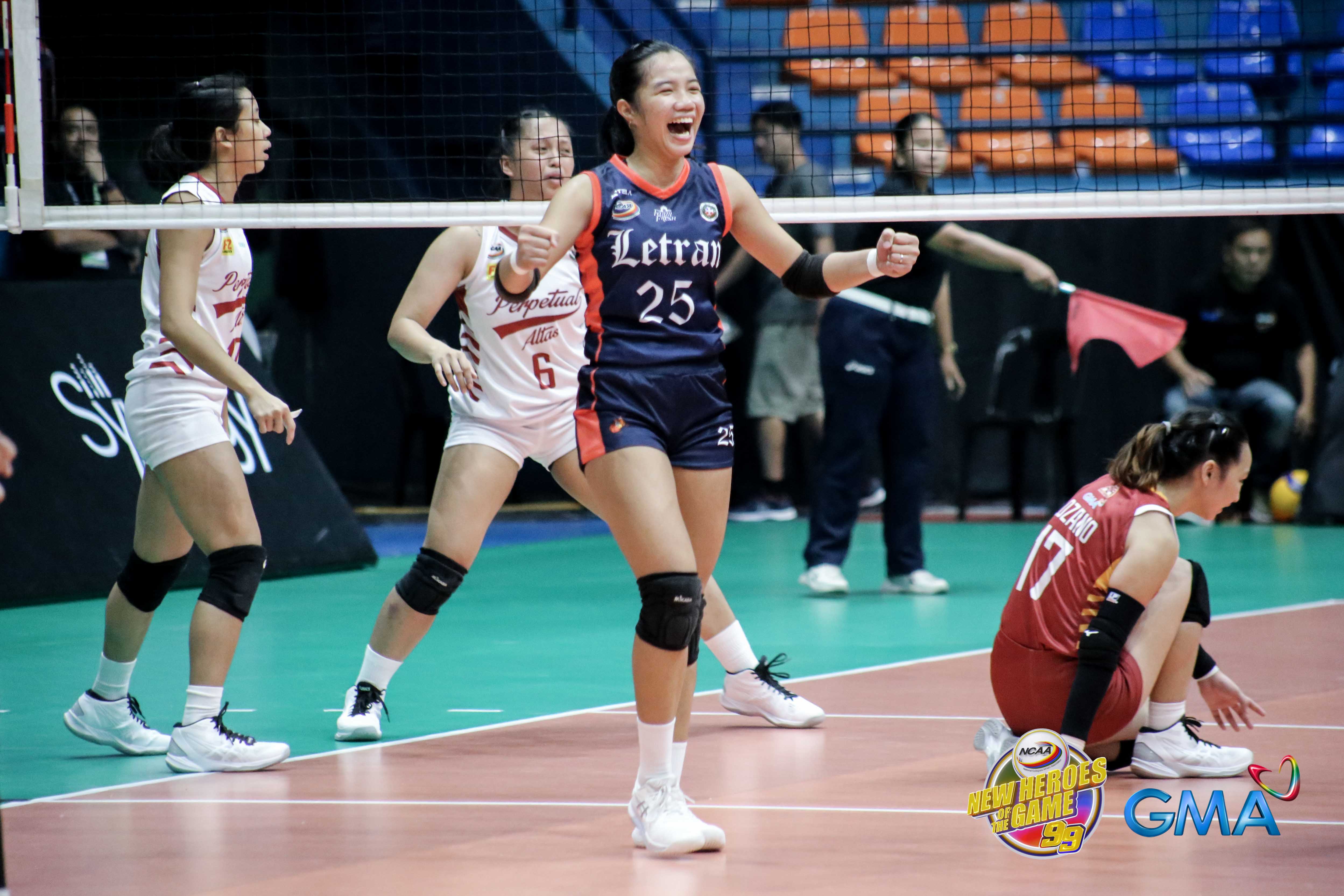 Gia Maquilang shines as Letran sweeps Perpetual for second win