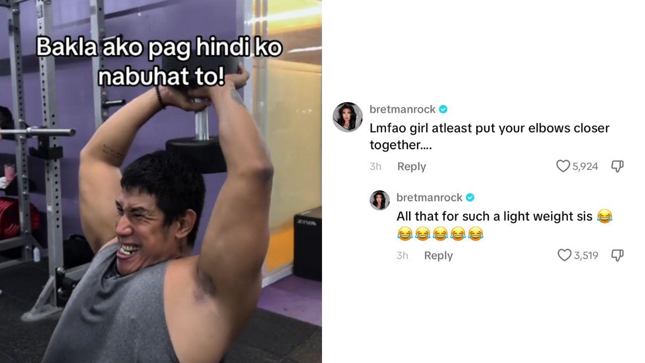 Bretman Rock claps back to Filipino gym coach who associated being gay with not being able to lift in the gym