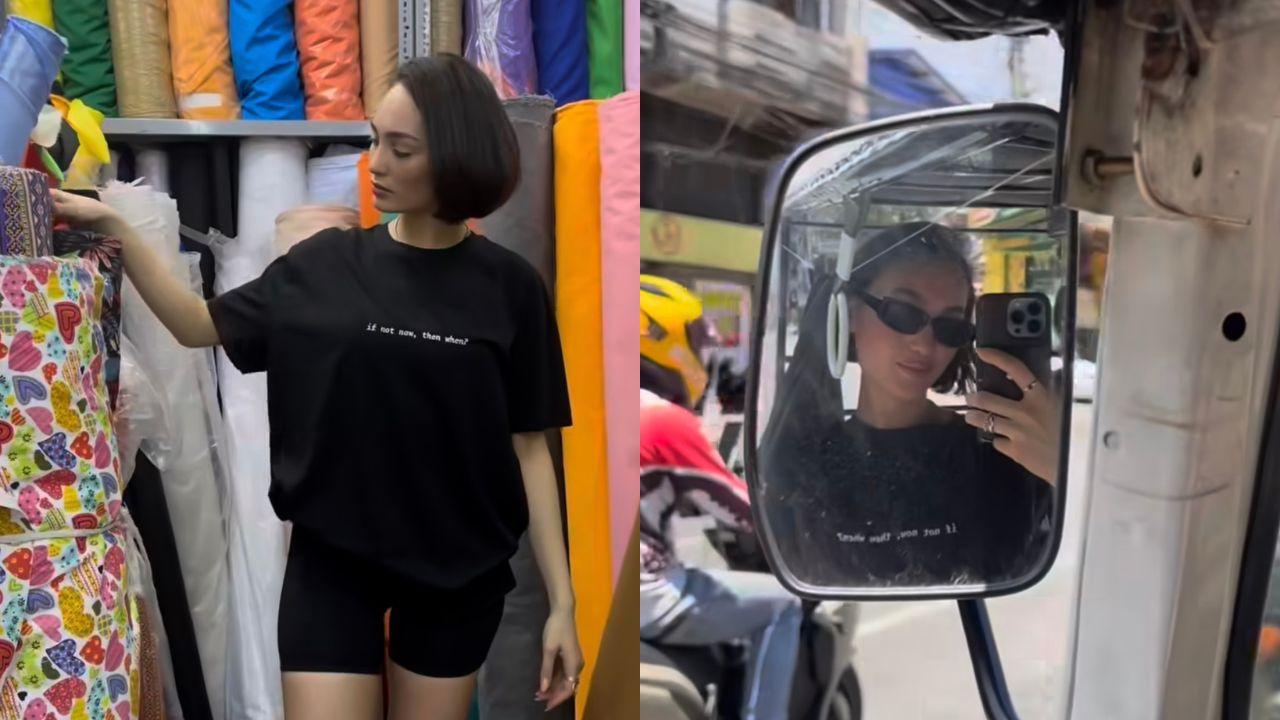 R'Bonney Gabriel practices her 'tawad,' goes fabric shopping in Divisoria