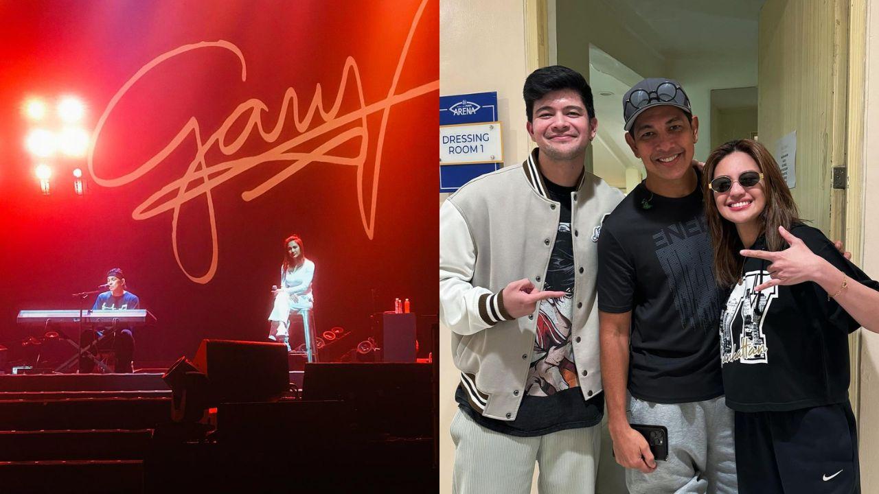 Julie Anne San Jose and Rayver Cruz express gratitude after performances at Gary V's concert