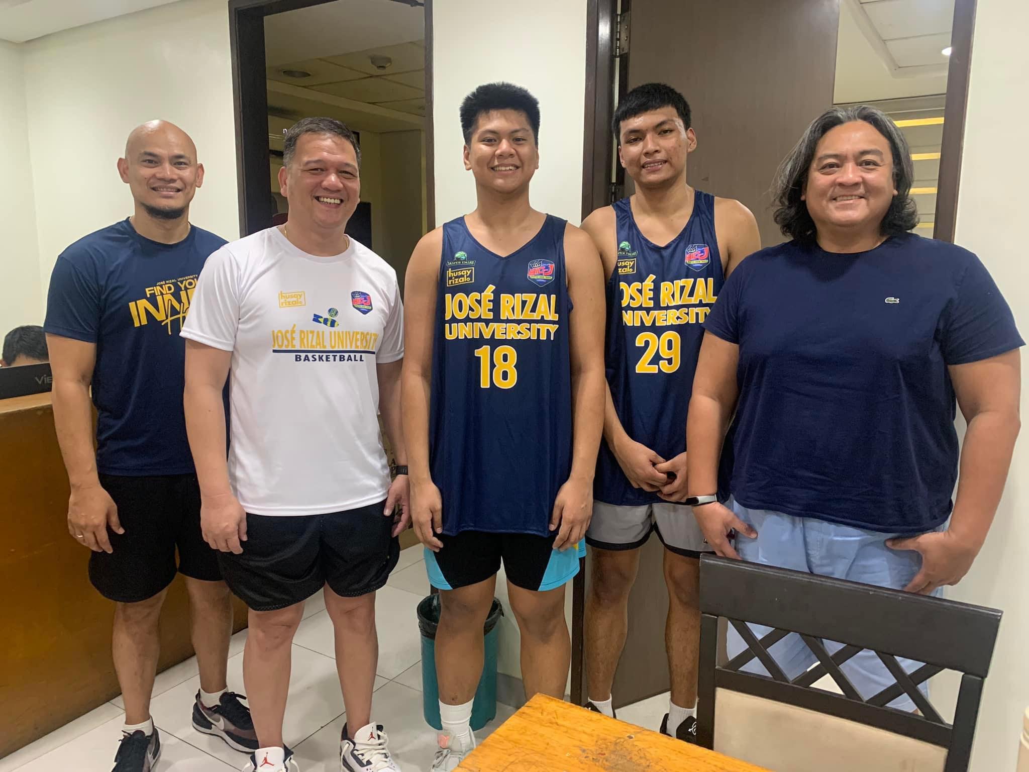 JRU beefs up frontcourt with HS stars Paul Enal, Martin Pineda