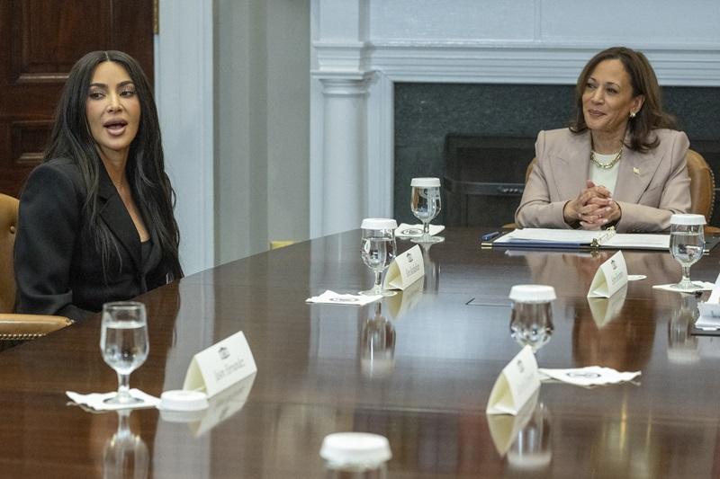 US VP Harris hosts Kim Kardashian to discuss criminal justice reform