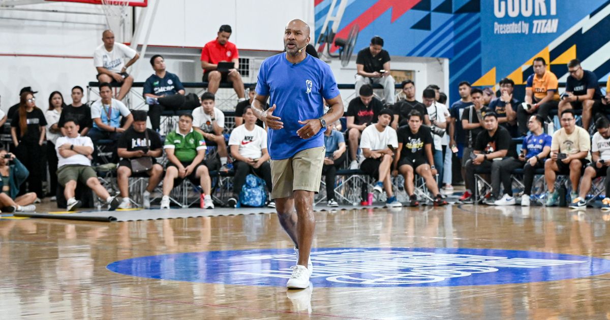 Lakers legend Derek Fisher visits Manila with an assist