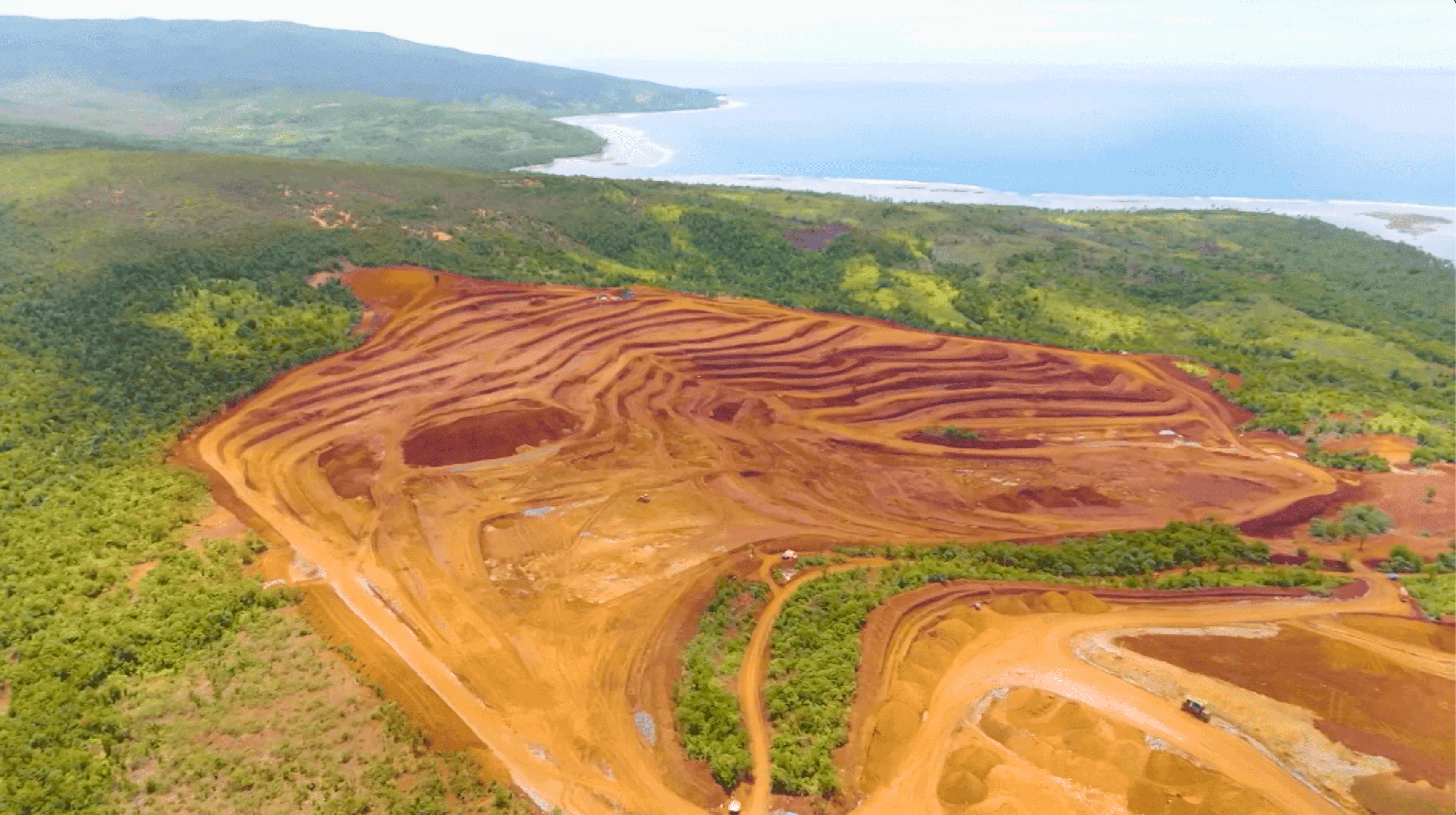 Residents protest against mining activities on Homonhon Island