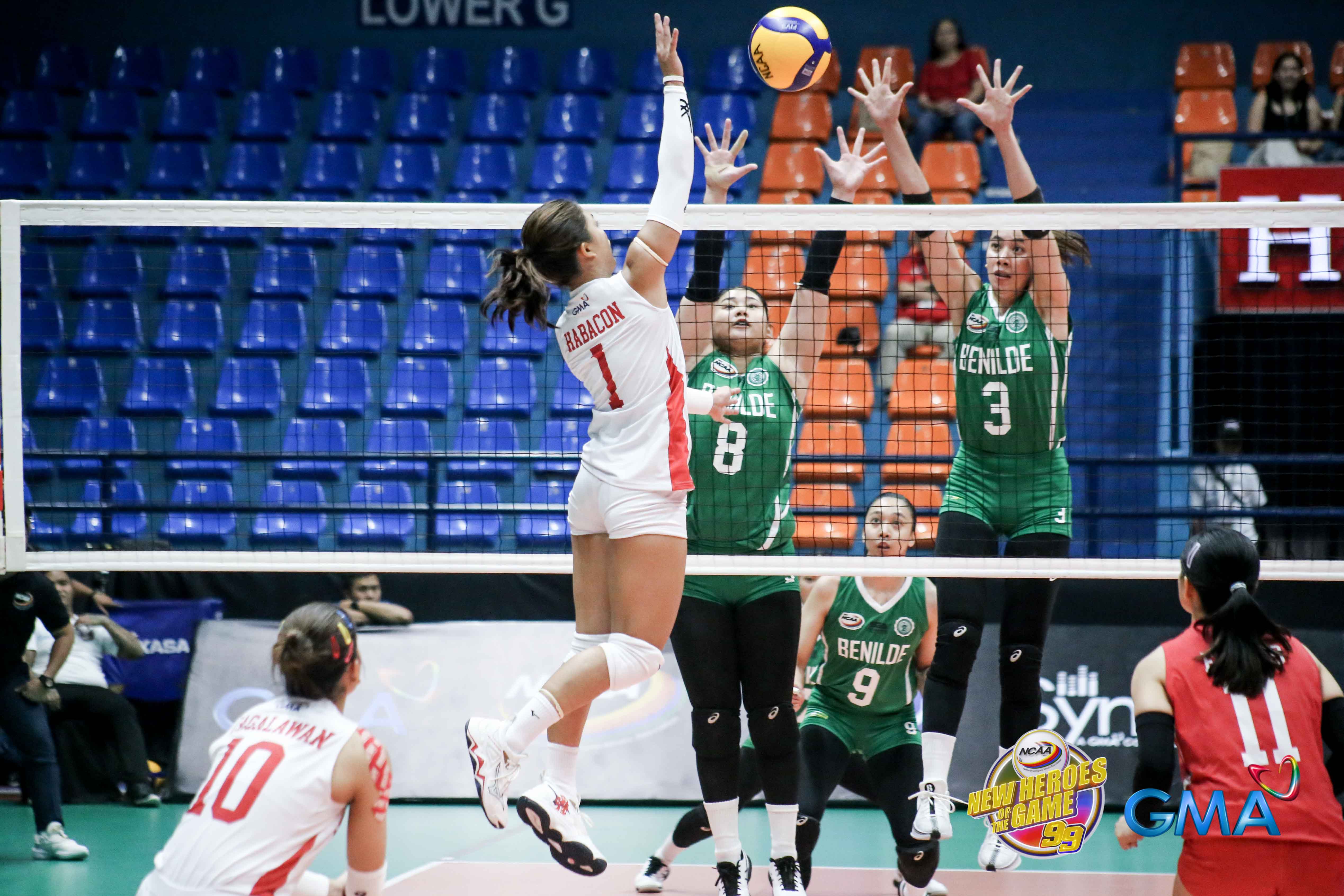 Benilde survives San Beda’s third set resurgence to remain unbeaten