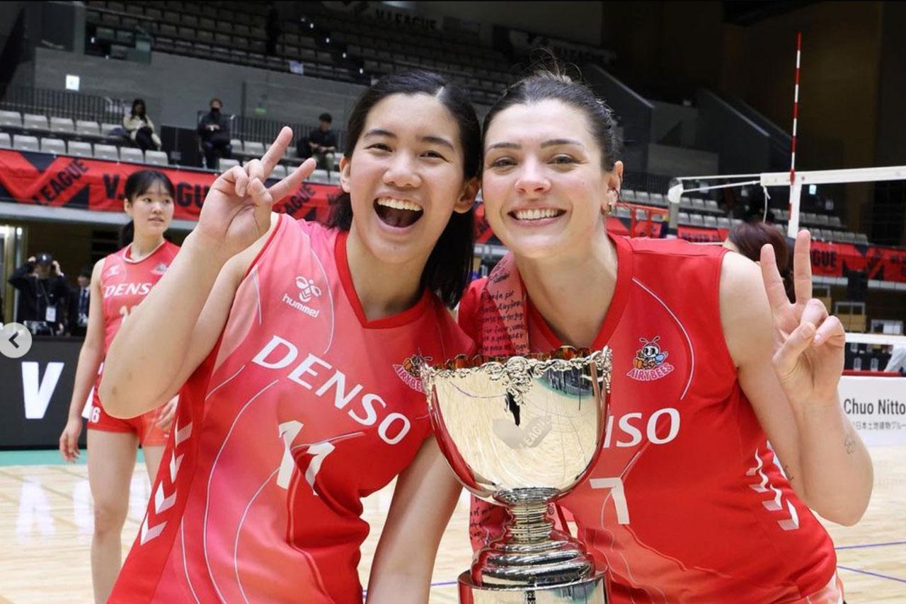 Jia De Guzman, Denso Airybees rule Japan V. Cup