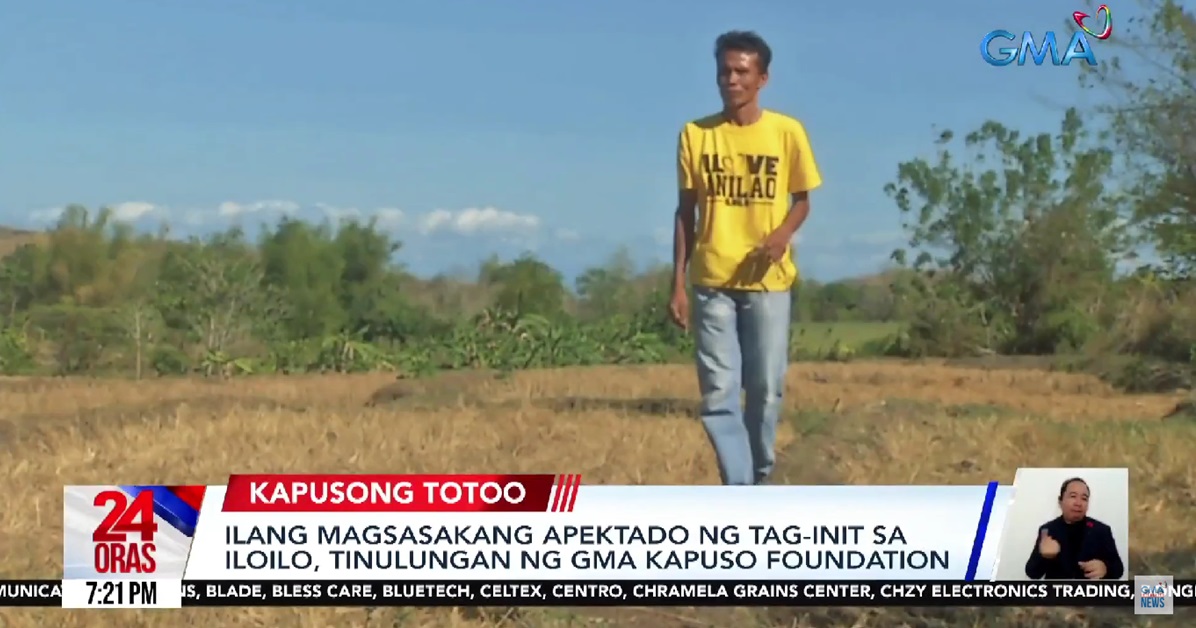 6k Iloilo farmers affected by dry season receive aid from GMA Kapuso Foundation