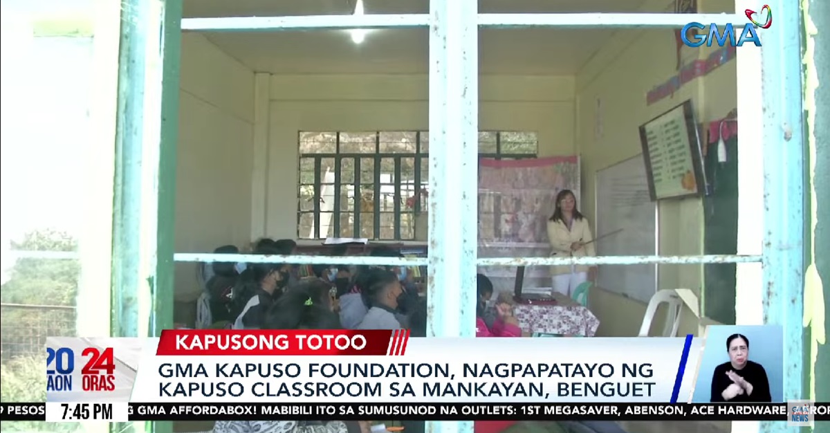 Kapuso classroom in the works for elementary school in Benguet