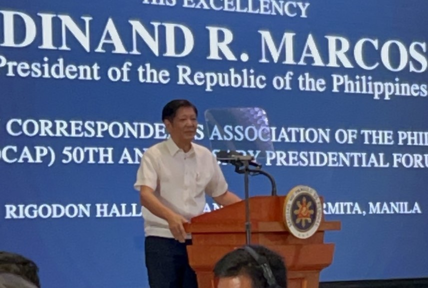 Marcos: PH to invoke MDT if Filipino killed in WPS