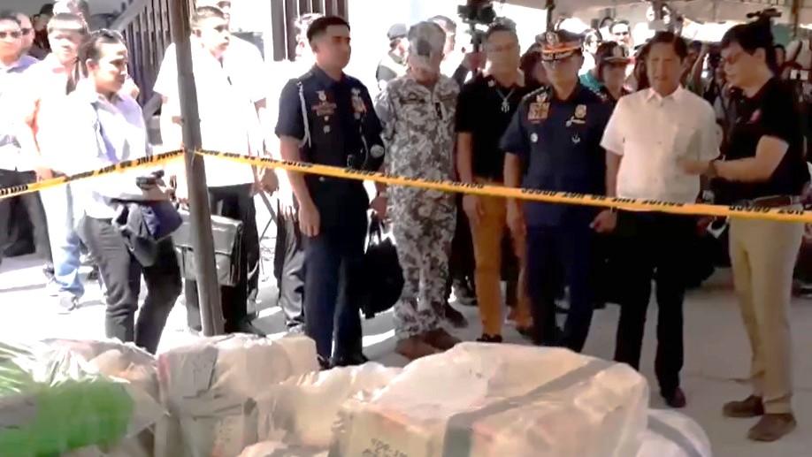 After ‘biggest’ drug haul, Marcos tells syndicates: Aabutan namin kayo
