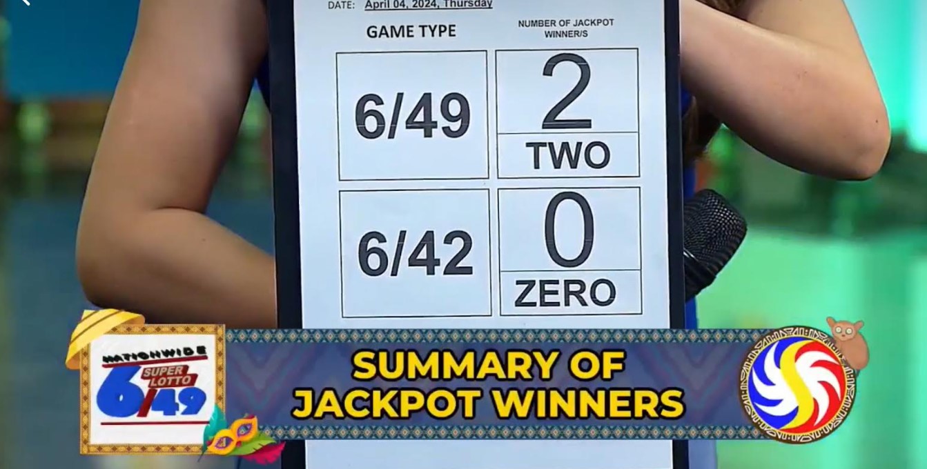 Two winners bag P89.5-M in Super Lotto 6/49