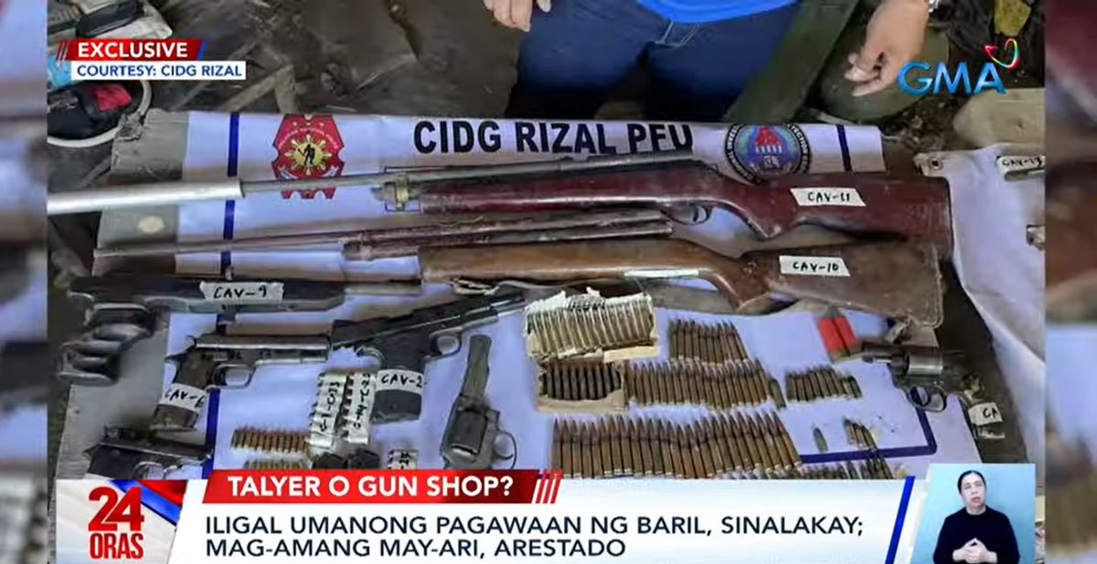 Father and son nabbed for illegal sale of firearms in Antipolo