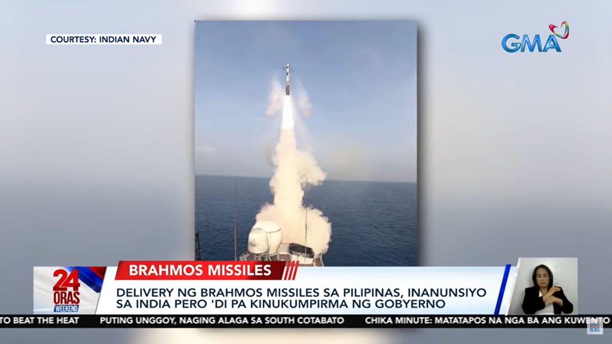 India confirms delivery of BrahMos missiles to PH