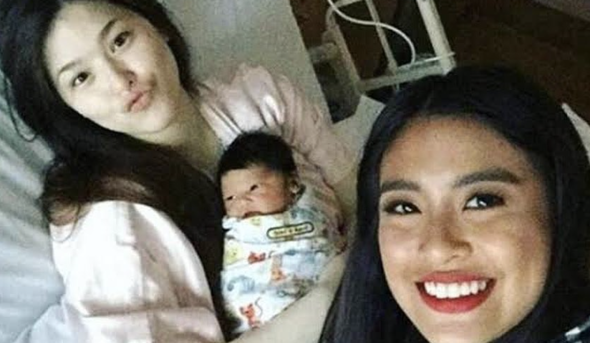 Kylie Padilla posts throwback photo of Gabbi Garcia visiting her newborn inaanak 'Alas'
