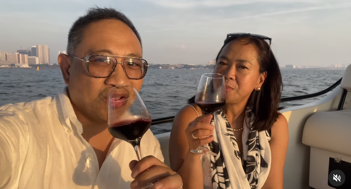 Michael V., wife Carolina celebrate 30th anniversary with romantic yacht date