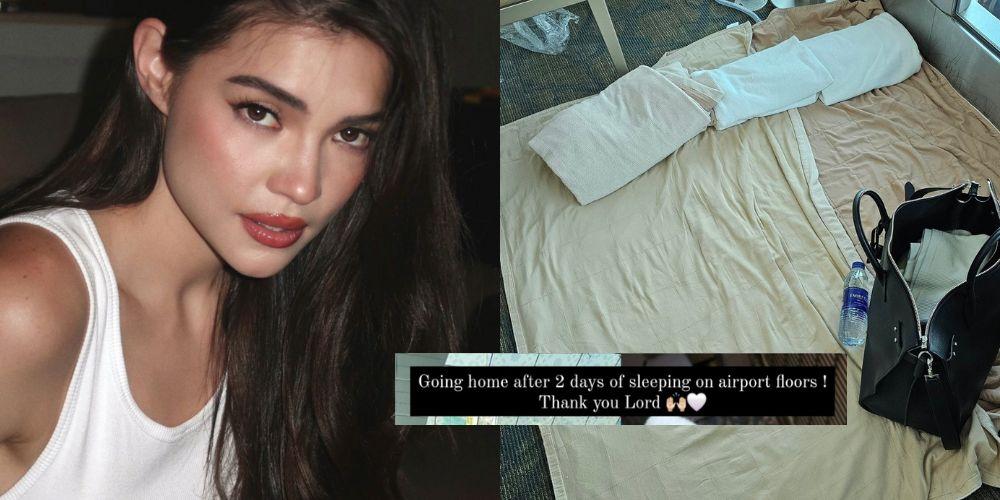 Rhian Ramos is finally flying home after '2 days of sleeping on airport floors'
