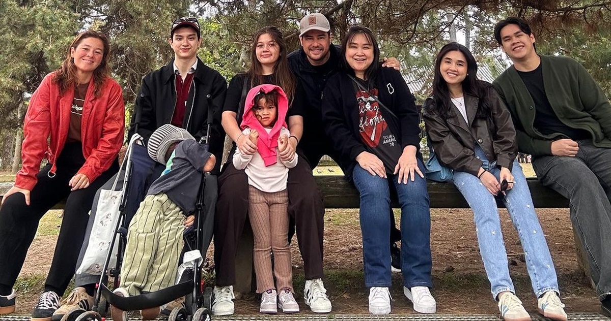 Andi Eigenmann poses for family photos with kids, Eigenmann clan in Japan