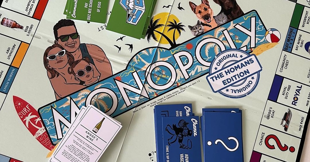 Angelica Panganiban, Gregg Homan receive customized Monopoly game 'The Homans Edition'