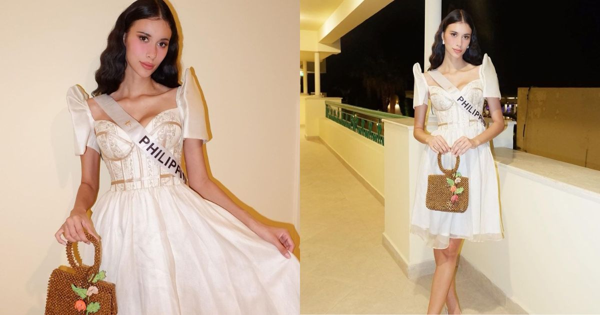 PH's Chantal Elise Schmidt dons modern Filipiniana look on Miss Eco International 2024 official interview