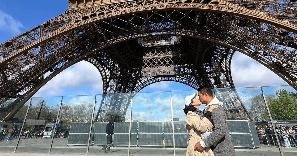 Gelli De Belen, Ariel Rivera share romantic kiss under the Eiffel Tower