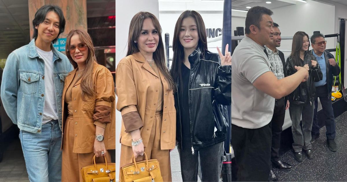 Manny Pacquiao, wife Jinkee meet Lee Seung Gi, Nancy McDonie, Ma Dong Seok in South Korea