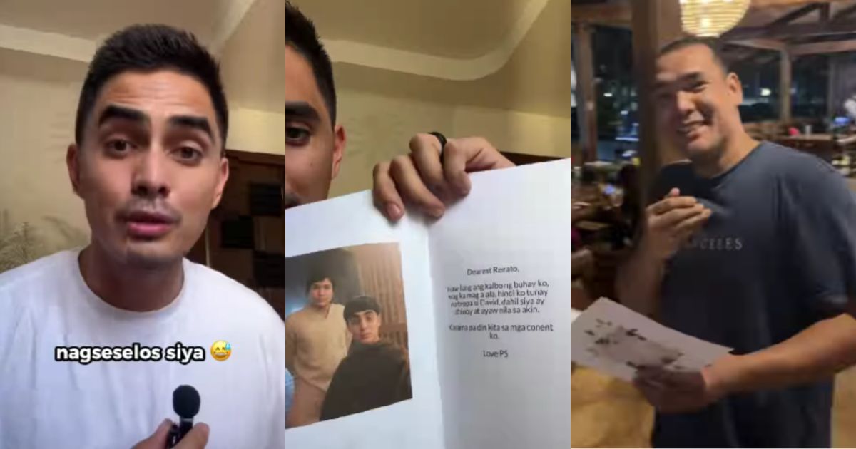 Juancho Triviño hilariously gifts Kiel Rodriguez with sorry card for doing content without him