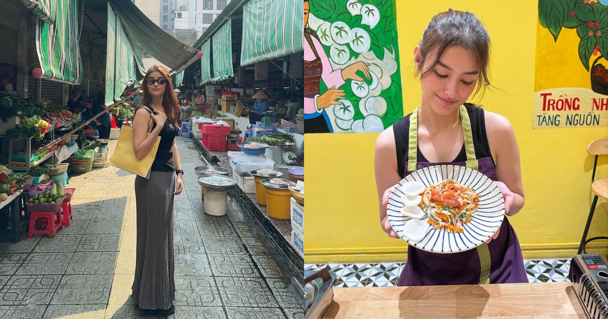 Liza Soberano enjoys Vietnamese food, market visit in Ho Chi Minh City