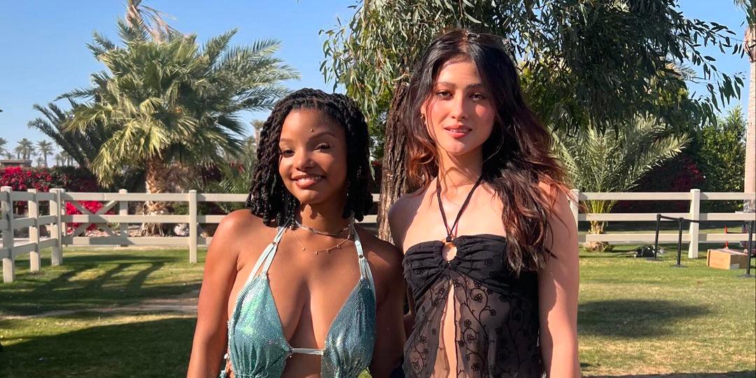 Maureen Wroblewitz snaps a pic with ‘The Little Mermaid’ star Halle Bailey at Coachella