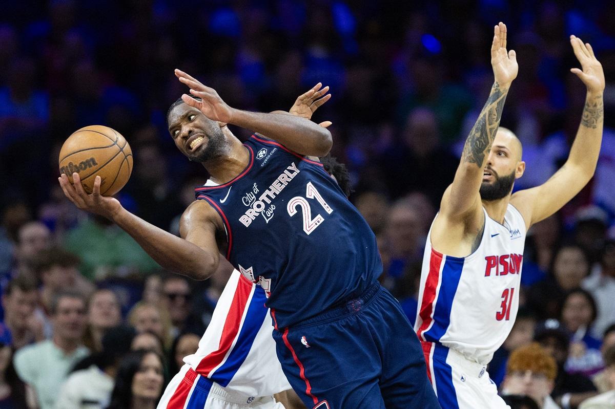 NBA: Joel Embiid, 76ers coast by Pistons