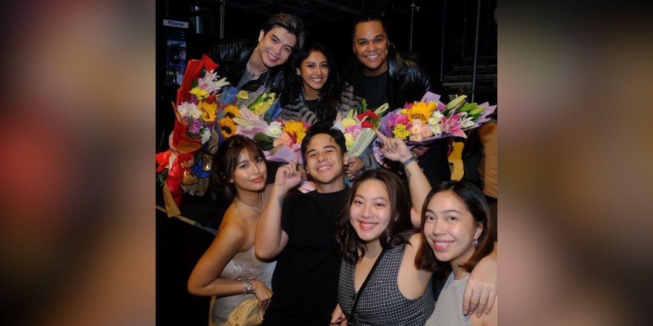 Rita Daniela, Khalil Ramos, and more support fellow Kapuso stars in Manila staging of ‘Rent’