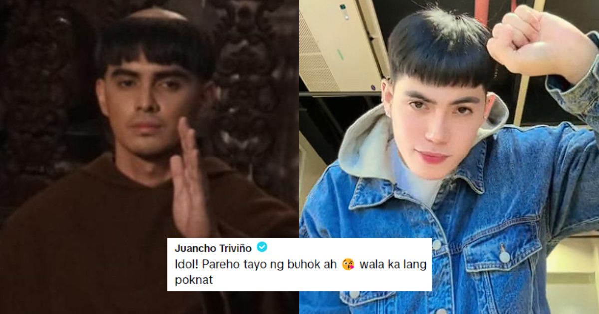 Juancho Triviño comments on Stell's Padre Salvi-like hairstyle: 'Wala ka lang poknat'