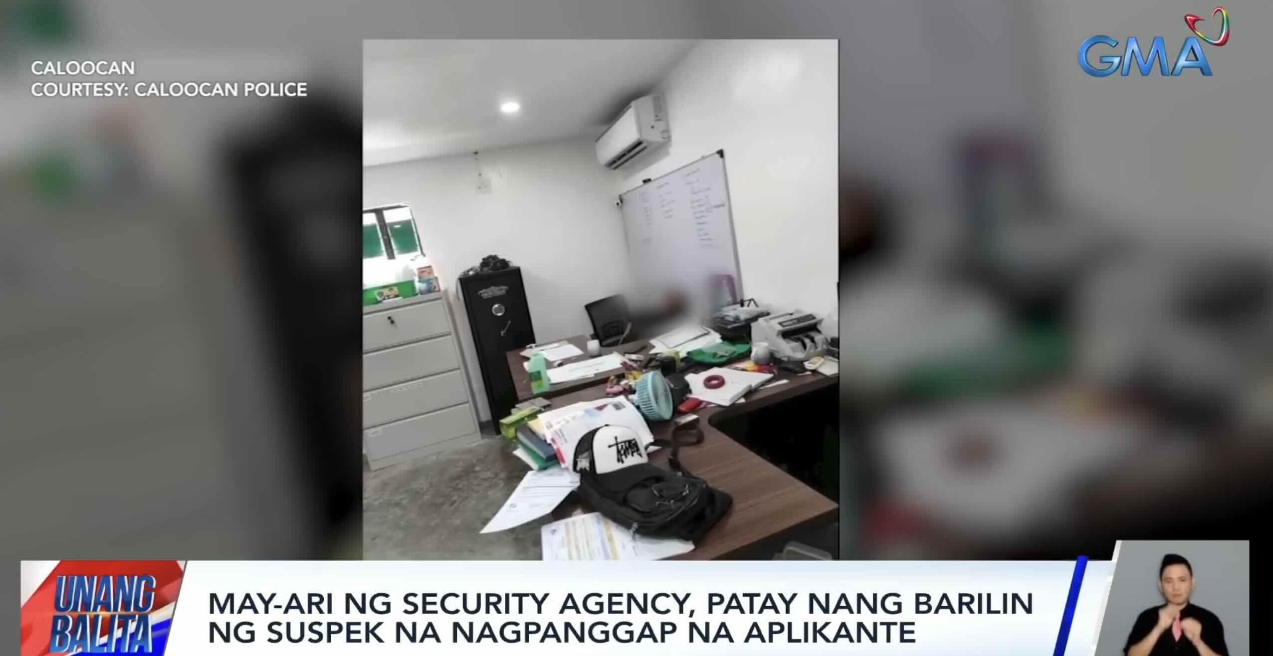 May-ari ng security agency, patay matapos barilin sa opisina ng salaring nagpanggap na aplikante thumbnail