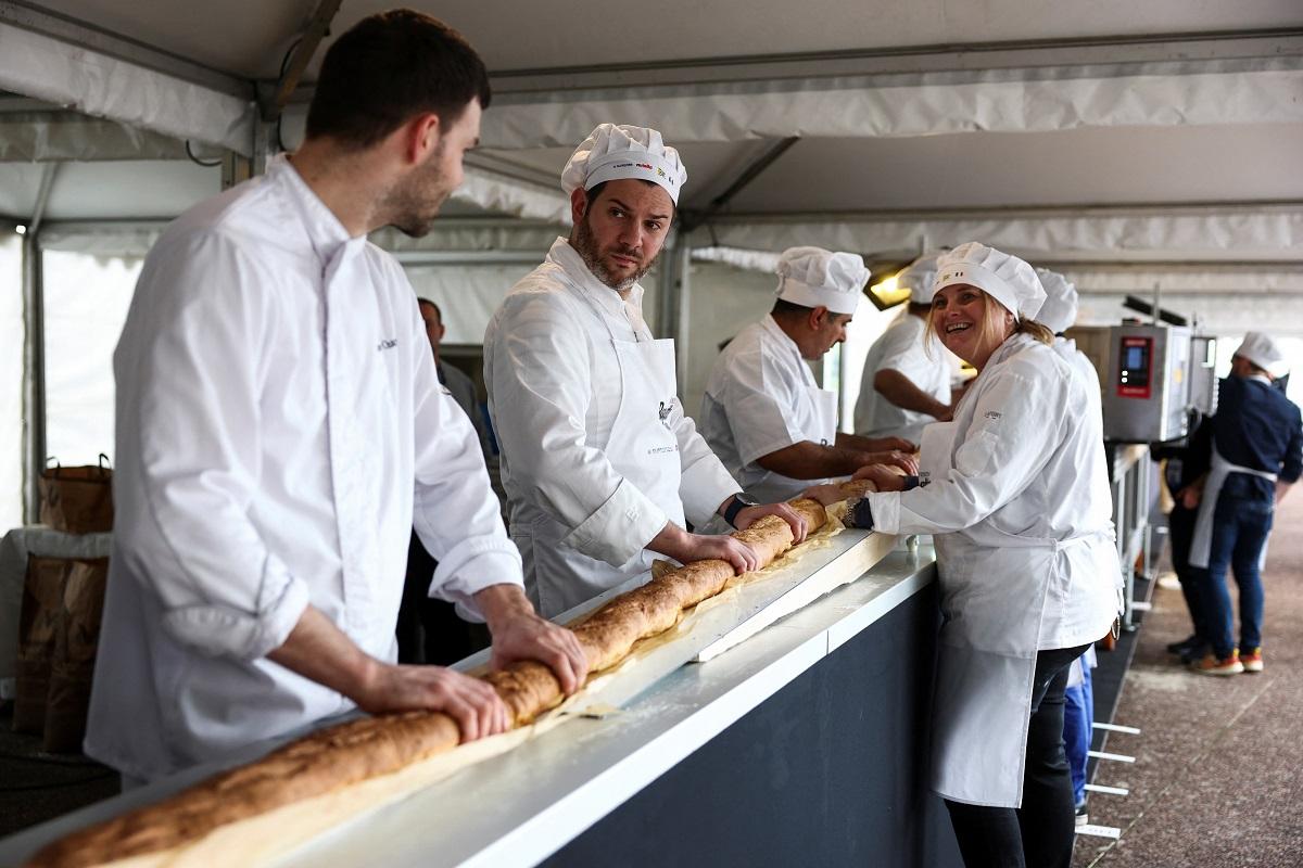 French bakers make world’s longest baguette, beating Italy