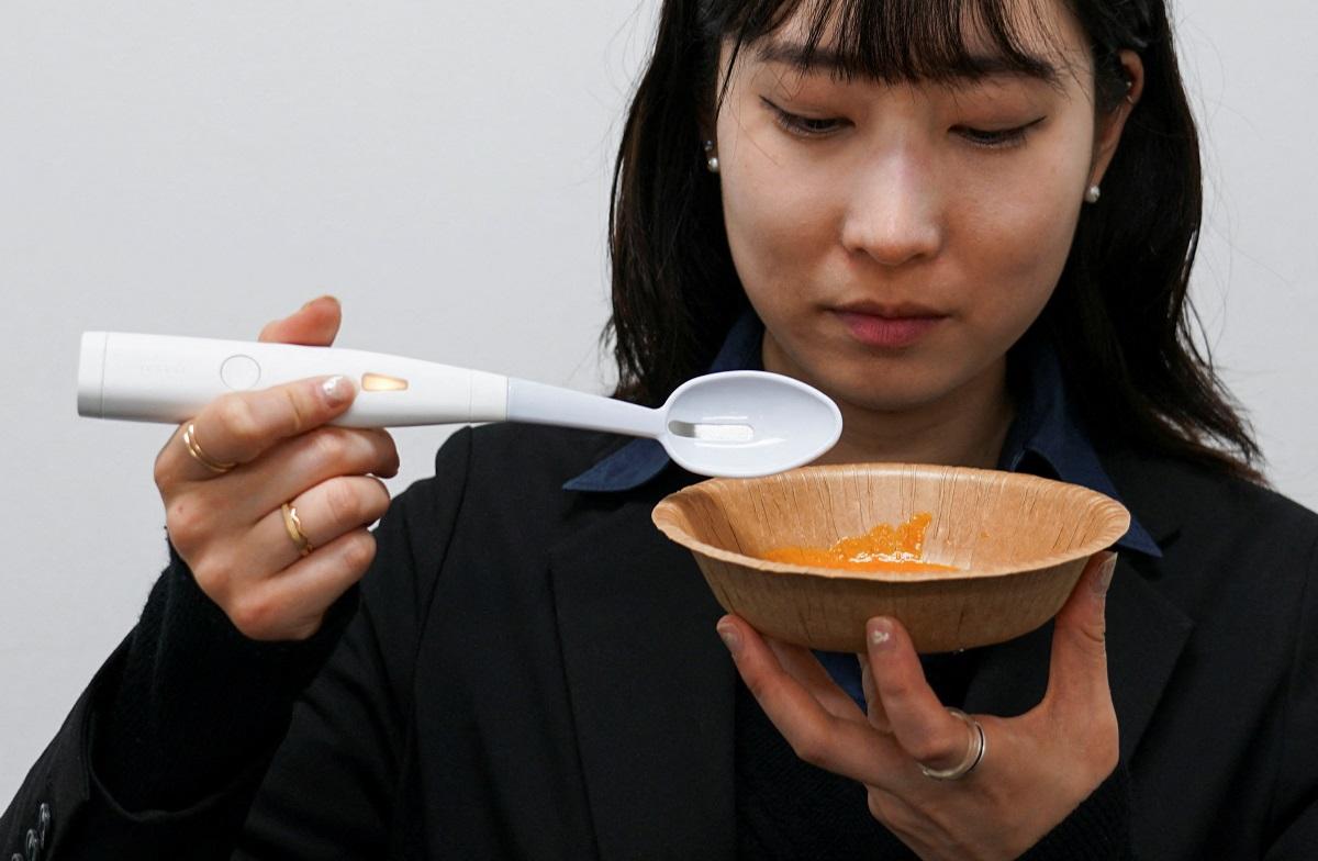 Japanese firm launches electric spoon it says promotes healthier eating