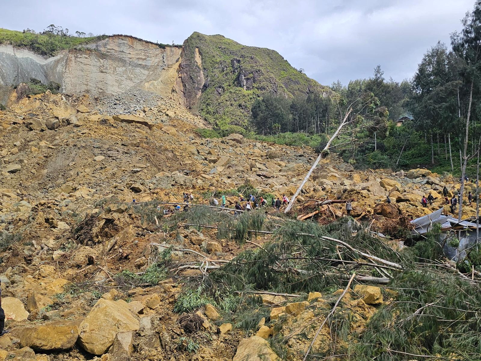 Landslide in remote Papua New Guinea village kills about 100 —report