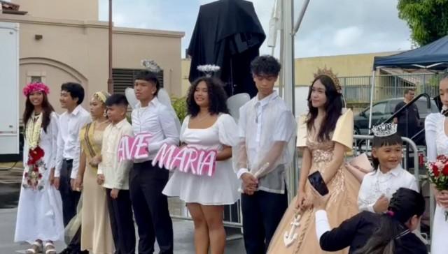 FilCom Center chairman Edmund Aczon said holding events like the Santacruzan is so that our children will experience what we experienced growing up in the Philippines. Ted Cordero/ GMA Integrated News