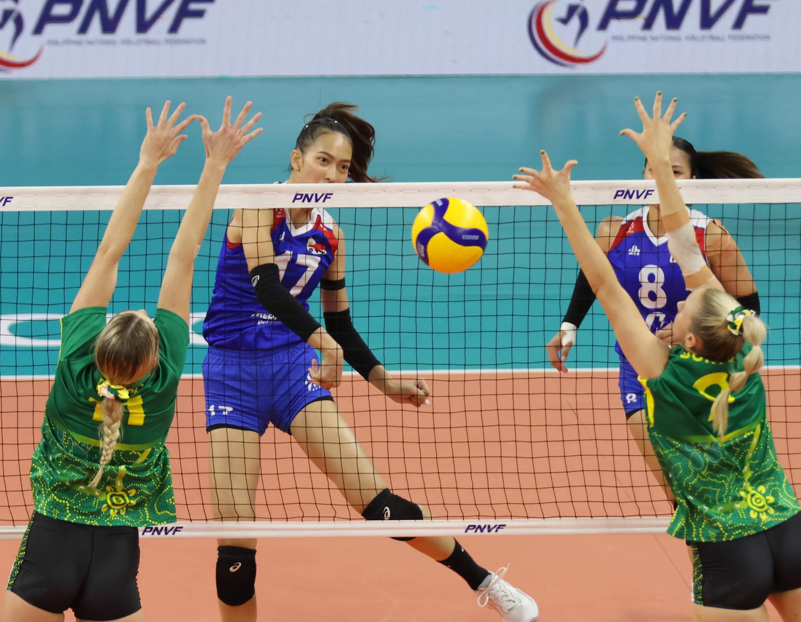 Thea Gagate of Alas Pilipinas vs Australia, AVC Challenge Cup