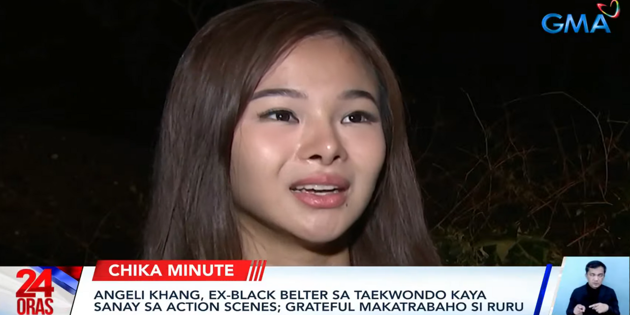 Angeli Khang no stranger to action scenes thanks to black belt in taekwondo  | GMA News Online