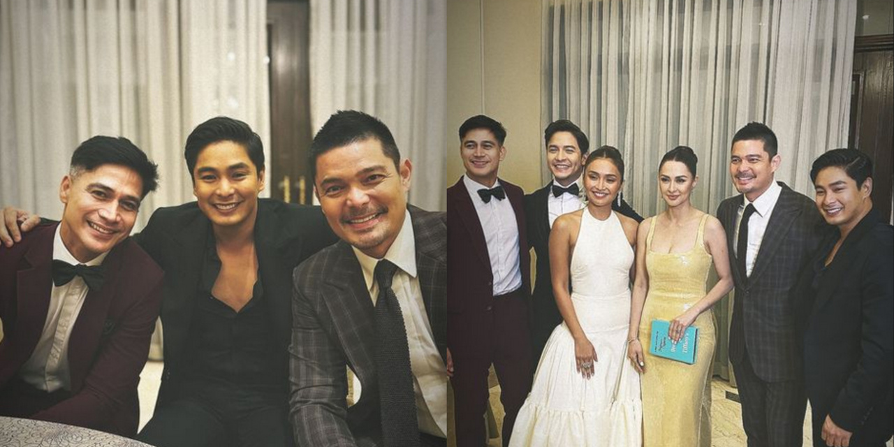 Dingdong Dantes, Marian Rivera pose with other FAMAS awardees, nominees