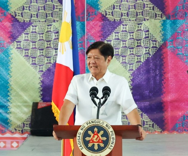 President Marcos commended the development of peace in Tawi-tawi.