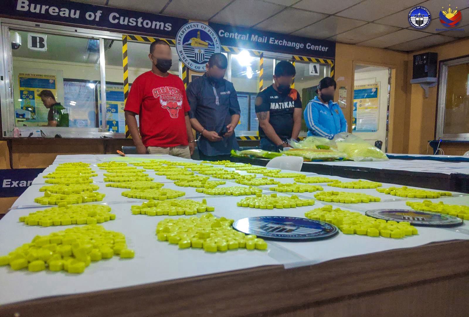 BOC: P68M worth of ecstasy seized at NAIA