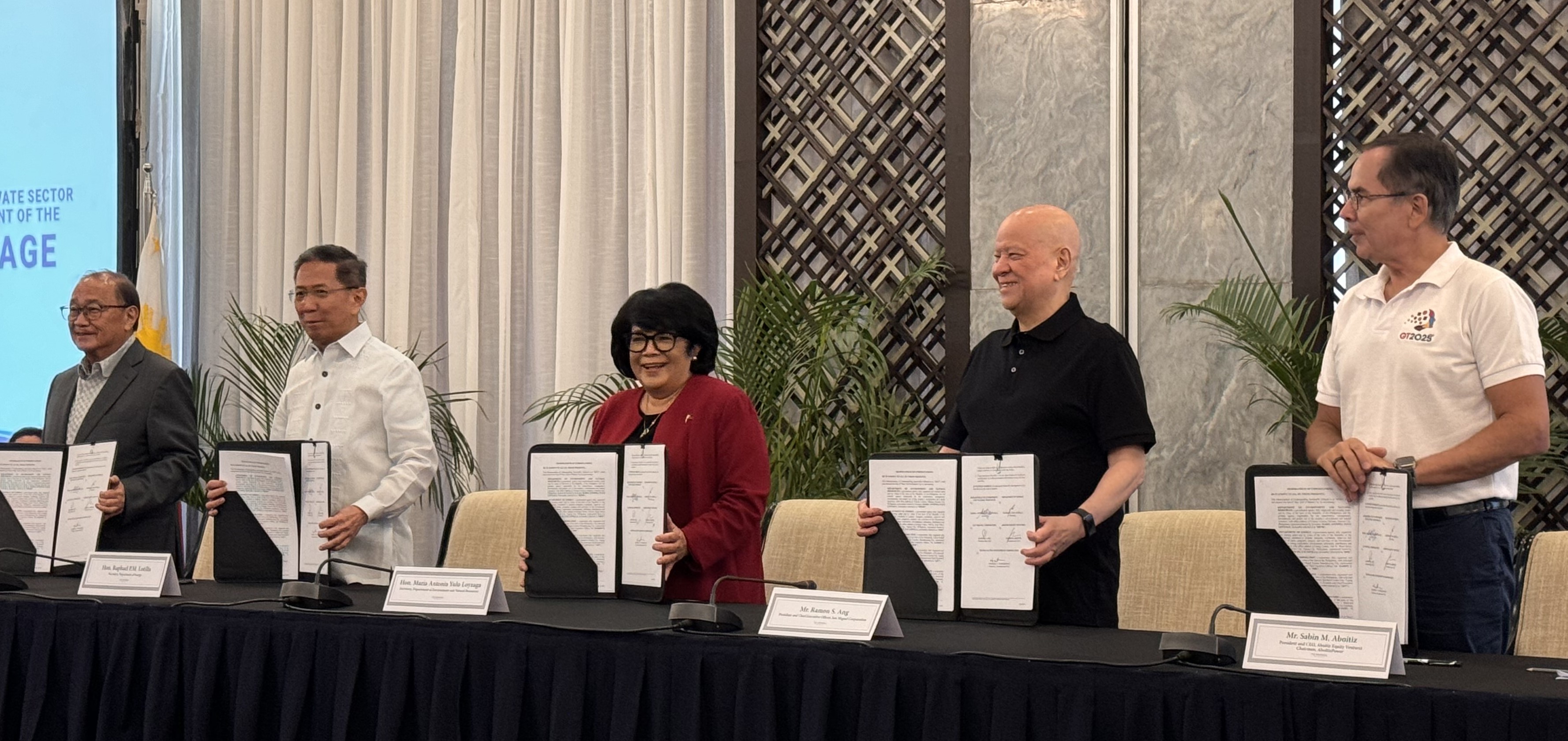 MVP, RSA, Aboitiz tie up with DOE, DENR for Verde Island Passage conservation