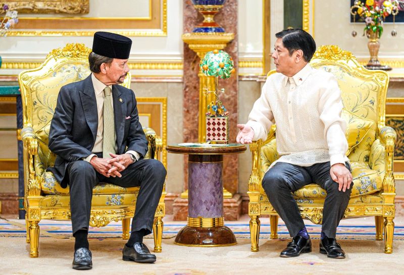 Marcos wants to expand partnerships with Brunei 
