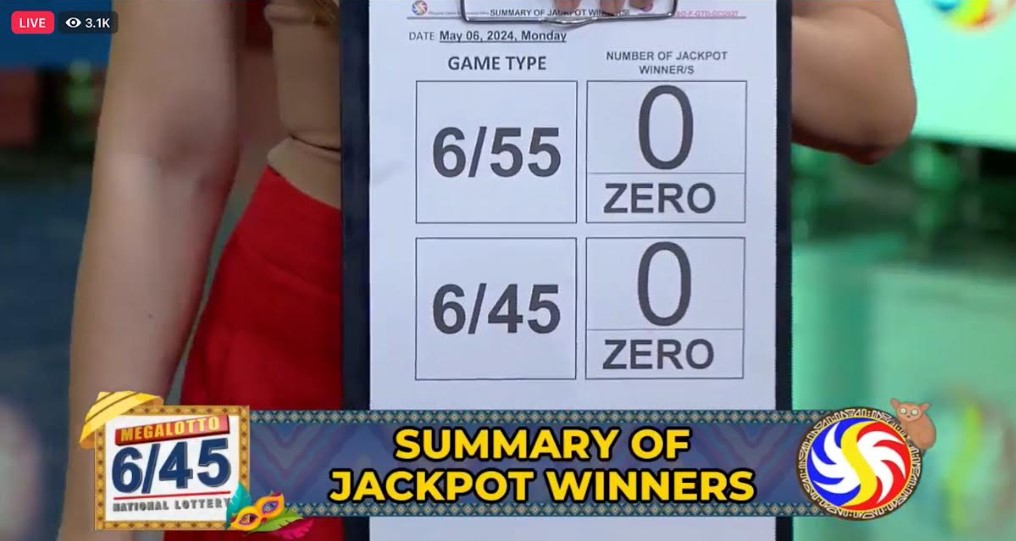 No winners of major lotto draws on Monday, May 6, 2024 | GMA News Online