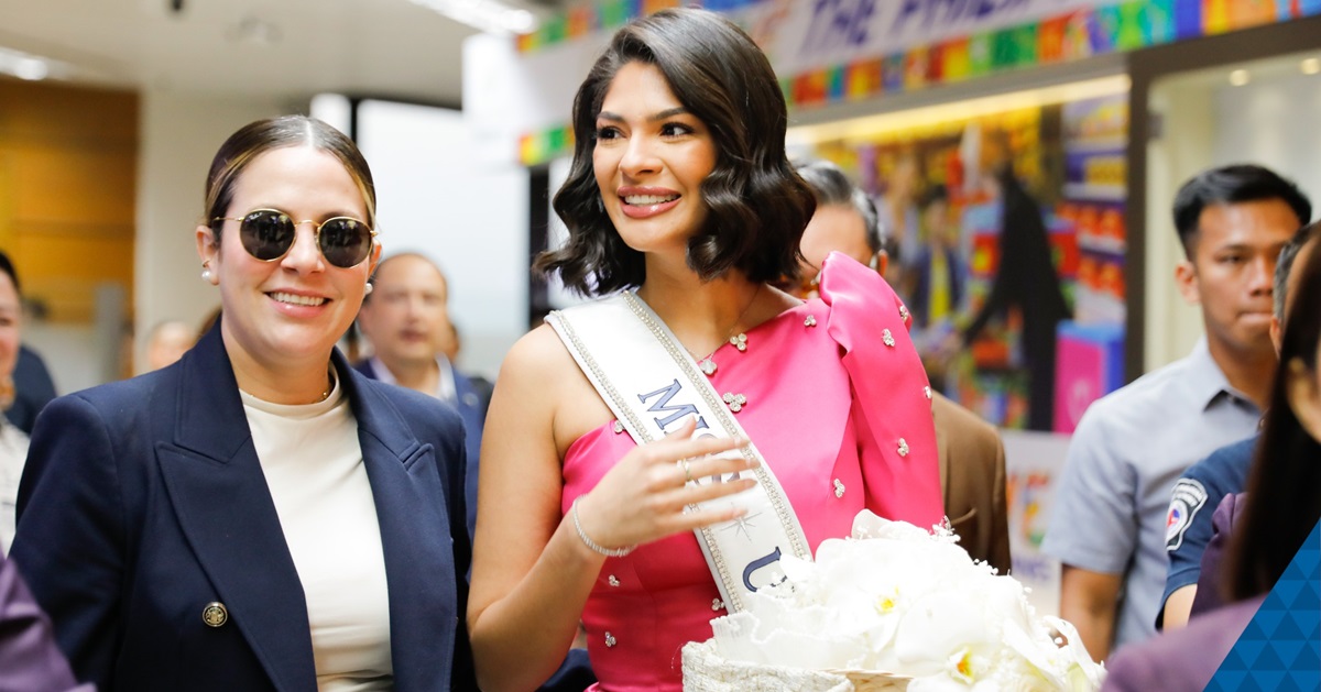Miss Universe 2023 Sheynnis Palacios arrives in Manila