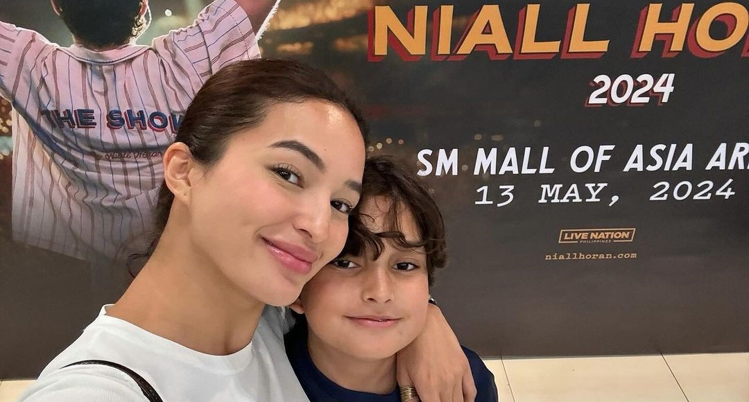 Sarah Lahbati and son Zion watch Niall Horan’s concert