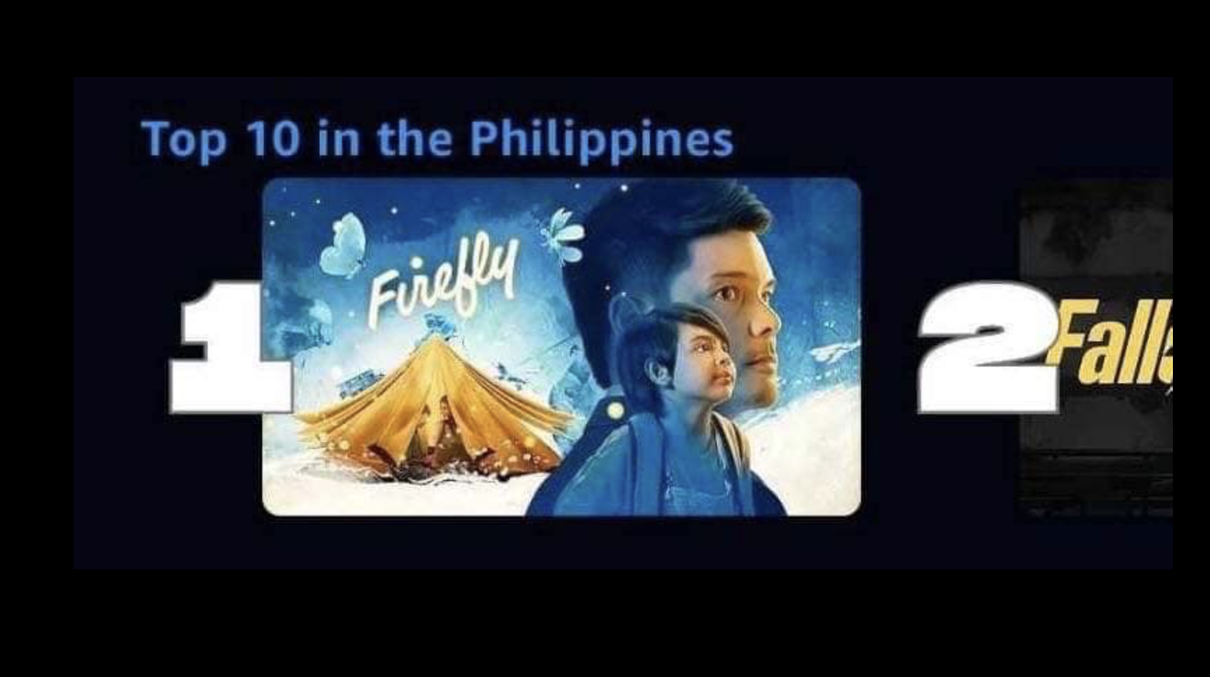‘Firefly’ becomes the #1 movie in Prime Video Philippines in less than 24 hours 