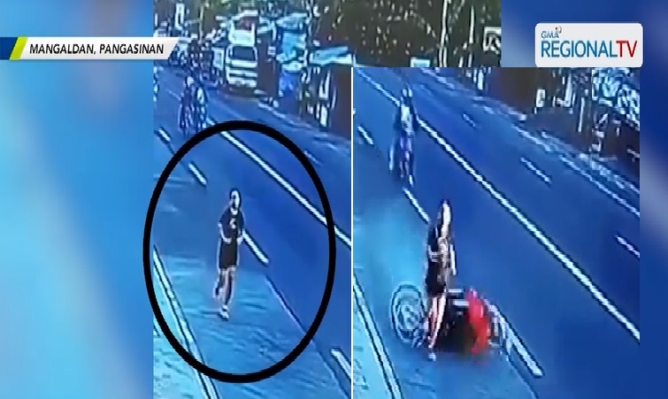 Babaeng nagdya-jogging, nasapul ng motorsiklong sumemplang sa Pangasinan thumbnail