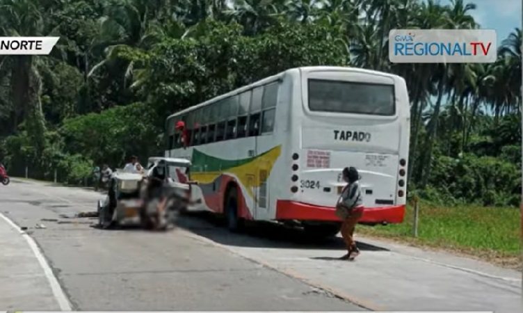 13-anyos na lalaking nagmaneho ng tricycle, patay nang makabanggaan ang bus sa Camarines Norte thumbnail
