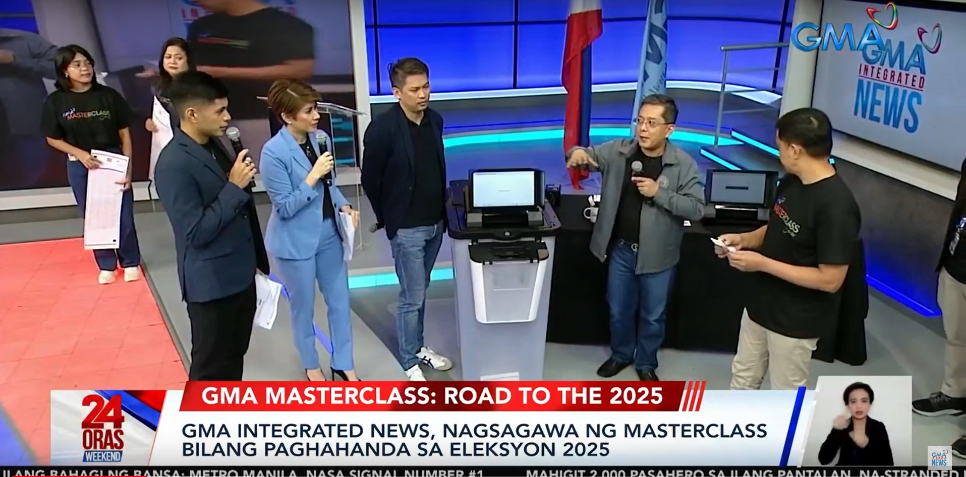 Journalists, staff take part in GMA Masterclass for Eleksyon 2025 | GMA ...